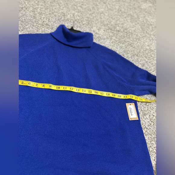 Title Nine Offsite Turtleneck Sweater Blue Pullover Size XL NWT - Picture 3 of 10